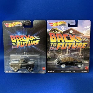 Hot Wheels Back to the Future Toyota Ford 2 car set #PF72YG - Picture 1 of 10