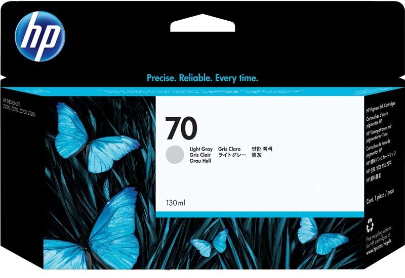 ORIGINAL HP Cartuccia d'inchiostro grigio (chiaro) C9451A 70 130ml - Immagine 1 di 1
