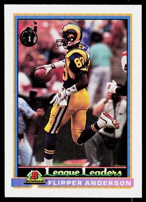 Flipper Anderson, 1991 Bowman, #283, Los Angeles Rams, - Image 1 of 2
