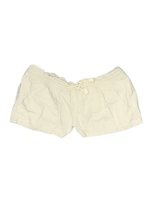 Roxy Women Ivory Khaki Shorts XL - Image 1 of 2