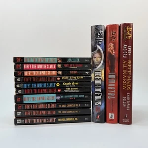 Buffy the Vampire Slayer 13 Book Bundle inc Angel Chronicles 1 2 3 - Picture 1 of 14