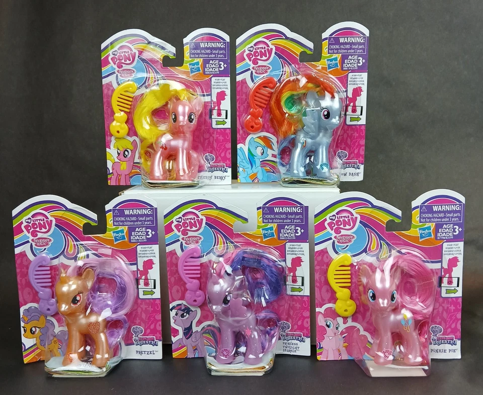 Figura My Little Pony G4 Pearlized Explore Equestria Peine Cepillable "ELIGE" Foto 1 de 1