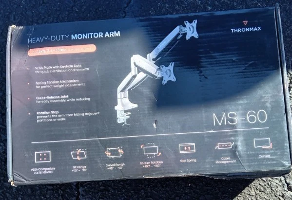 Heavy duty dual monitor holder stand offer - Image 1 of 1