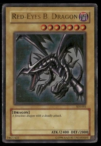 Baraja de inicio ultra rara Red-Eyes B. Dragon: Joey SDJ-001 MP - Imagen 1 de 2