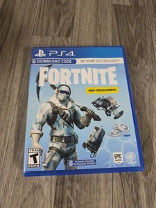 Fortnite Deep Freeze Bundle FUNDA Sony PlayStation 4 CÓDIGO PUEDE O NO SER USADO - Imagen 1 de 5