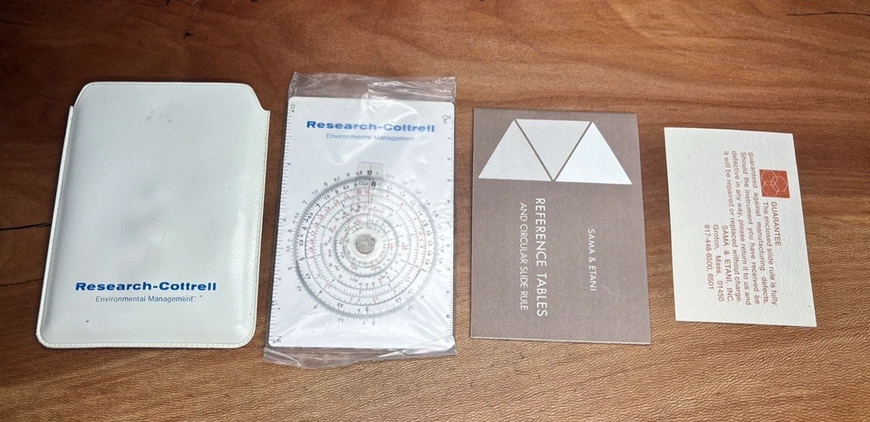 VTG 1968 Concise Circular Slide Rule & Science Tables (Pocket sized) ~ JAPAN - Image 1 of 4