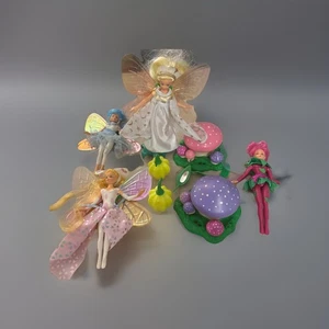 Vintage 1997 Playmates The Fairies of Cottingley Figur Puppen 4 Stück - Bild 1 von 10