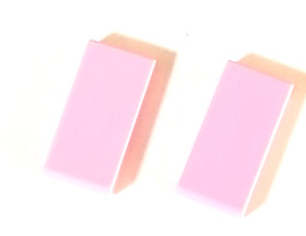LEGO Pink 1x2 Tile 3069 / 30070 Brick Block Parts Pieces LOT OF 2