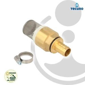 tecuro Saugfilter Set 3/4 Zoll - MS Fußventil mit Rückschlagventil, Saugkorb - Bild 1 von 5