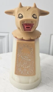 Vintage Retro Whirley Industries Kuh Milchkännchen Blumenfront Made in Warren, PA USA - Bild 1 von 6