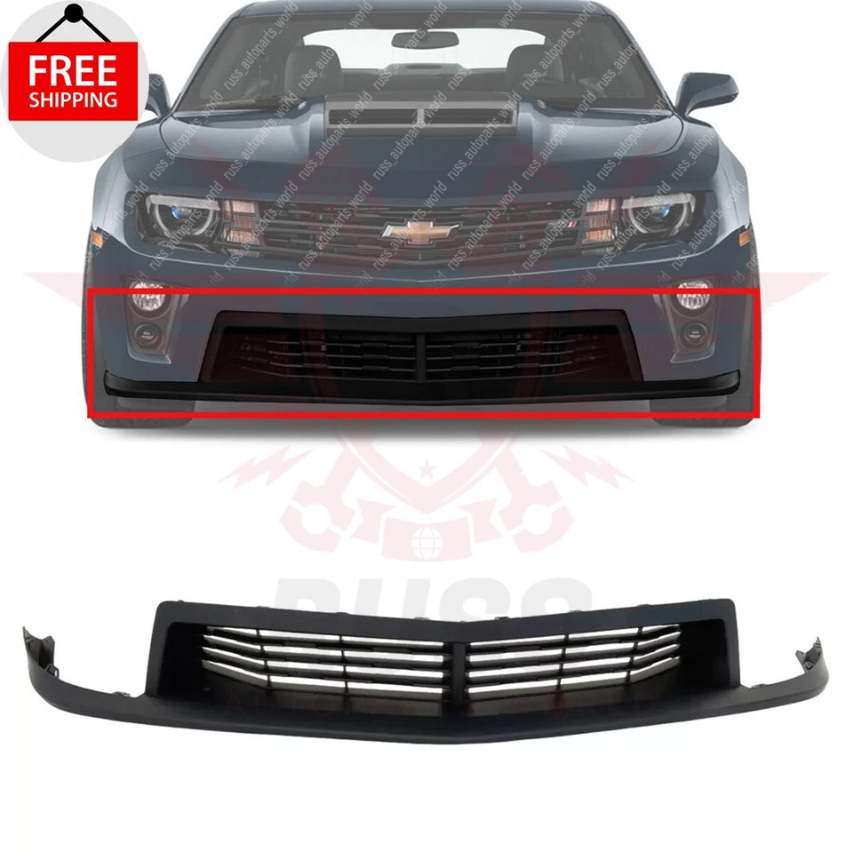 New Front Bumper Grille Textured Black Fits 2012-2015 Chevrolet Camaro GM1036141 - Изображение 1 из 4
