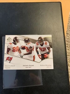 Bdd 2009 SP authentic upper deck #196 Kellen Winslow Antonio Bryant Tampa bay - Picture 1 of 2