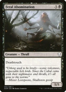 4 Abominazioni Feral 4x x4 - quasi nuove - Dominaria - SPARROW MAGIC - Foto 1 di 1