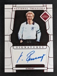 2022 Panini National Treasures FIFA KARL-HEINZ RUMMENIGGE 5/5 Auto Ruby Germany