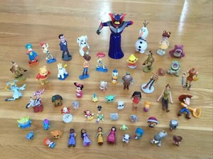 DISNEY FIGURINES Lot 50+ Figures PRINCESS FIGURES Pixar Toy Story Mickey Mouse - Picture 1 of 8