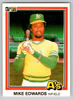 1981 Donruss - #497 Mike Edwards - Image 1 of 2