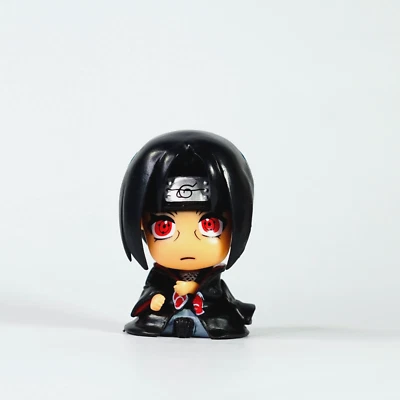 Hitachi Uchiha Chibi Action Figure Naruto Sasuke Statuina Statuette Estatuilla - Immagine 1 di 4