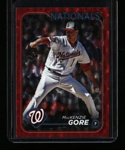 2024 Topps Series 1 MacKenzie Gore /299 RED Foil Nationals - Picture 1 of 2