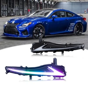 LED RGB Daytime Running Light for Lexus IS250 IS350 IS200t IS300 2017-2020 DRL - Picture 1 of 5