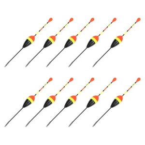 10pcs Fishing Fishing Floats Tackle Tool Carp Float Plastic Buoy - Picture 1 of 12
