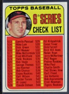 Baseball -1969 Checklist 1° serie - Brooks Robinson non marcato BB463 - Foto 1 di 2