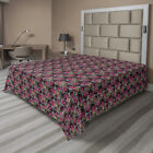 Ambesonne Modern Form Flat Sheet Top Sheet Decorative Bedding 6 Sizes