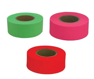 CH Hanson 150' PVC Flagging Tape Marking Ribbon HIGH VISIBILITY ~PICK COLOR! New - Picture 1 of 4