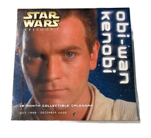 Star Wars 1999-2000 Mini Calendario Episodio 1 Obi-Wan Kenobi Ewan McGregor Sigillato - Foto 1 di 6