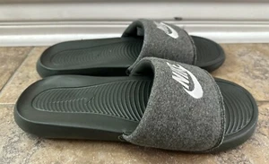Men's Nike Victori One Slide Gray/White CN9675-300 Size 9 Blemish - Picture 1 of 6