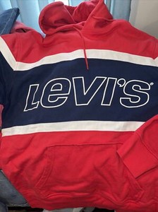 Levi's Red Hoodies for Men for Sale 