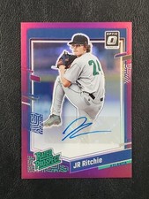 2023 Donruss Optic J.R. Ritchie /99 Purple HOLO Rated Prospect Rookie RC AUTO!