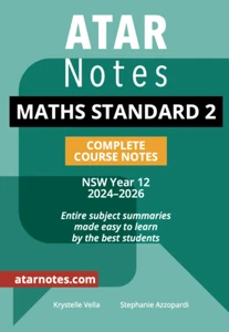 ATAR Notes HSC Mathematics Standard 2 Year 12 Notes - Picture 1 of 12