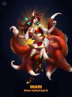 ✨🌑🌓🌕✨Haunted Kitsune 9-tail Trickster Spirit Magic Imbued Pendant✨🌑🌓🌕✨