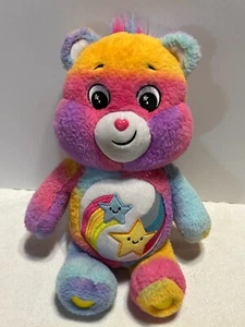 Care Bears SOFT MULTICOLOR Dare To Care Bear 13 Zoll Plüschtier Stofftier Spielzeug sauber - Bild 1 von 7