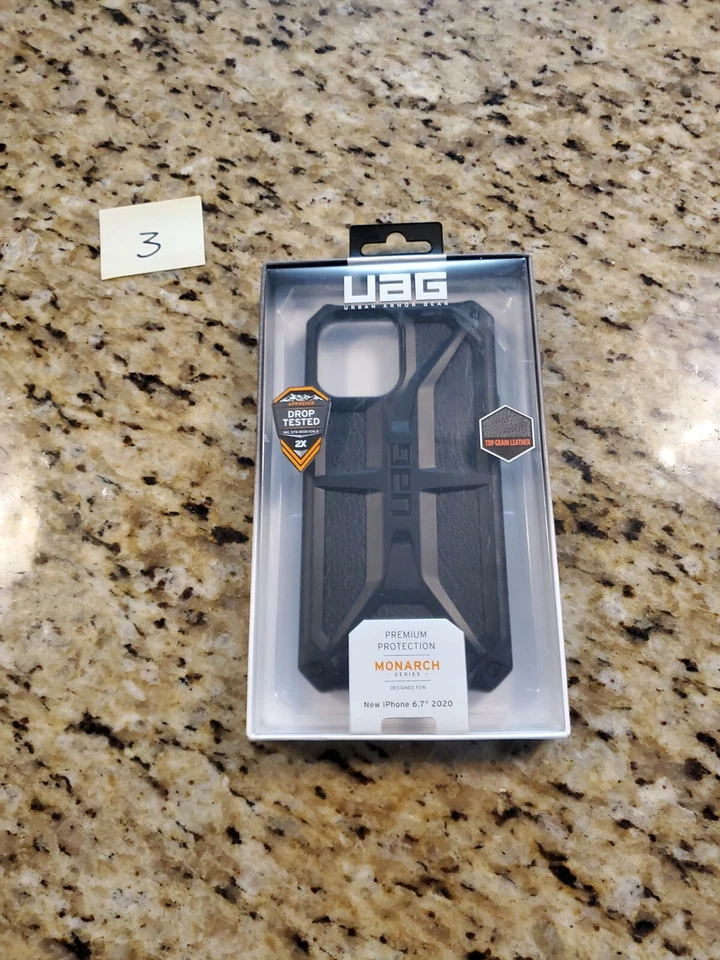 Urban Armor Gear (UAG) iPhone 12 Mini Pro Max Case Monarch Bumper Rugged Cover - Imagem 1 de 4