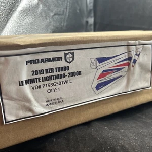 CC@20.18 New Pro Armor 2019 Razor Turbo White Lighting Decals 2 Door - Picture 1 of 3