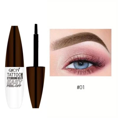 01# Brown Long-Lasting Eyebrow Tattoo Gel – Waterproof, Skin Friendly – Free Shi - Image 1 of 4