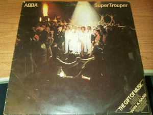 LP ABBA SUPER TROUPER EPIC EPC 10022 VG-/VG- HOLLAND PS 1980 PV - Picture 1 of 1