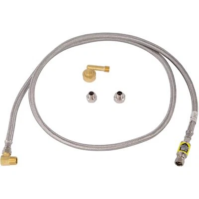 Kit de instalação de máquina de lavar louça Eastman Flood Defender, linha de fornecimento de 6 pés com adaptação - Imagem 1 de 4