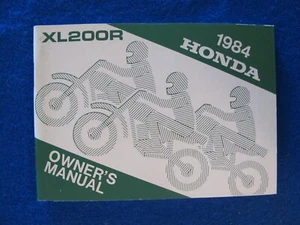 Honda 1983 XL200R Brand New Original Factory Owners Manual F573 - Picture 1 of 4