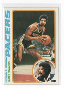 1978-79 Topps James Edwards #27 Rookie RC Indians Pacers Vintage