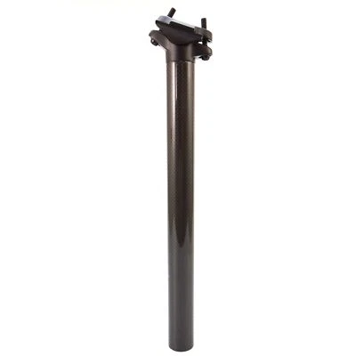 Alu + 3K Carbon Coating Bike Seatpost Non-offset Mountain Road  30.9 x 350mm - image 1 of 4