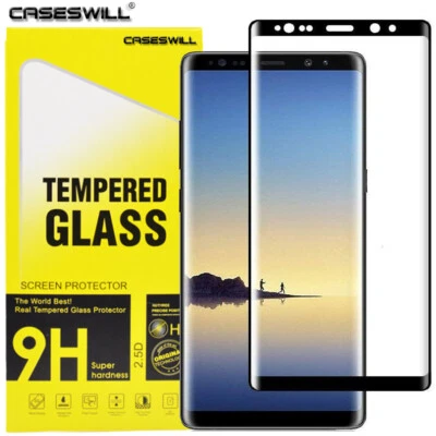 For Samsung Galaxy Note 9 / Note 8 FULL COVER 3D Tempered Glass Screen Protector - Image 1 of 4