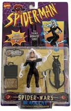 Marvel Comics Spider-Man Spider Wars Black Cat Toy Biz, Clean!!, (B9)