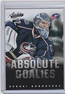 13-14 2013-14 ABSOLUTE HOCKEY SERGEI BOBROVSKY GOALIES 4 PANINI BOXING DAY - Picture 1 of 1