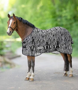 Manta antimoscas manta antimoscas manta cebra ZEBRA Waldhausen negro/blanco 75-165 - Imagen 1 de 4