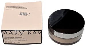 Mary Kay Mineral Powder Foundation Beige 1 MK 016888 0,28 oz 8 g Neu im Karton NEU - Bild 1 von 7