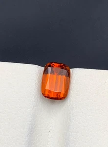 Piedra preciosa suelta corte cojín granate hessonita natural de 2,25 quilates de Sri Lanka - Imagen 1 de 4