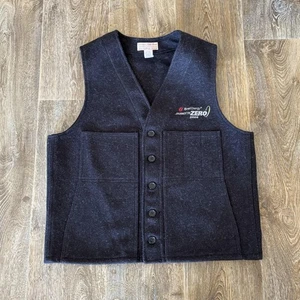 Filson Mackinaw Wollweste Herren 44 schwarz Knopfleiste Virgin Heavy Made in USA - Bild 1 von 8