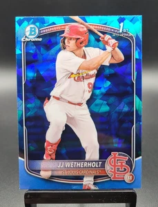 2025 Bowman SAPPHIRE JJ Wetherholt #BCP-22 Chrome Prospects 1ST Cardinals C - Bild 1 von 2